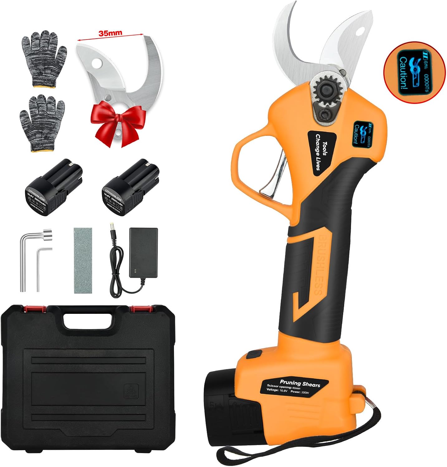 Sécateur électrique léger – Capacité de coupe de 35 mm – Outil professionnel