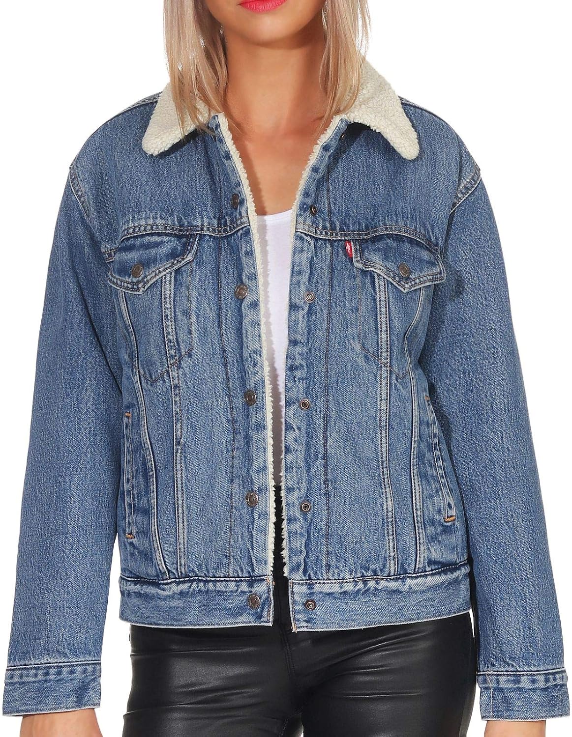 Levi's Ex-Boyfriend Sherpa Trucker Veste Femme