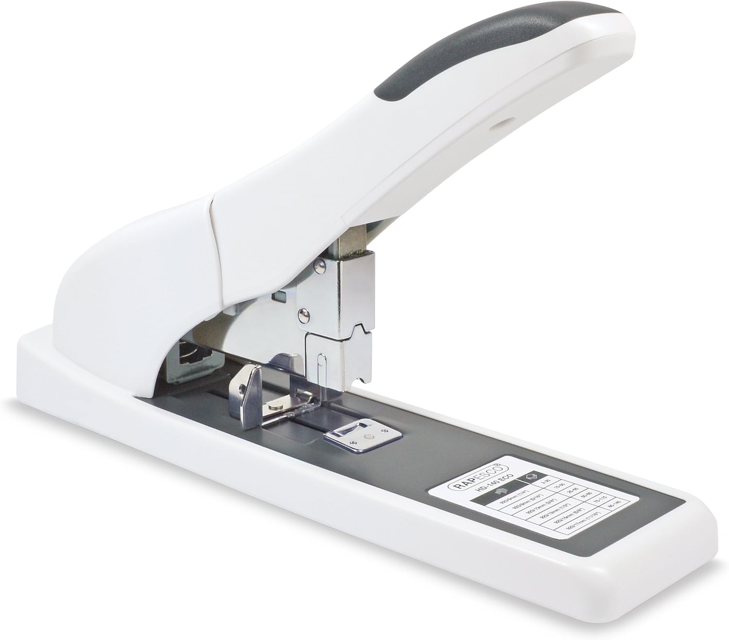 Rapesco 1550 ECO Agrafeuse HD-140 et 1000 Agrafes de Type 923/12 mm, Noir