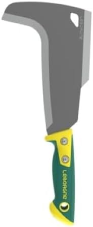 Leborgne Serpe 2 Tranchants 22 cm Duopro Manche Bi-Matière Acier Inox