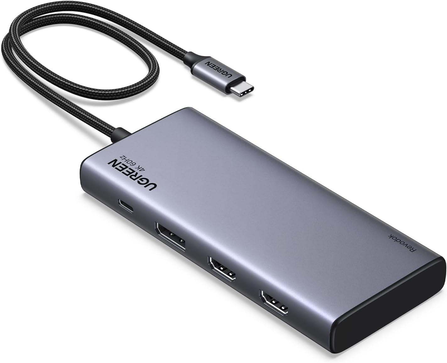 UGREEN Revodok Pro 308 Hub USB C 8 En 1 Docking Station Triple Affichage