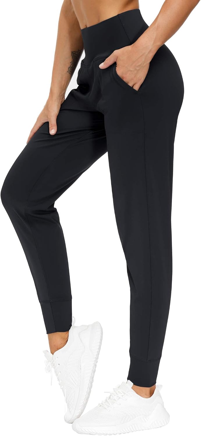 The Gym People Pantalon de Jogging léger fuselé pour Femme