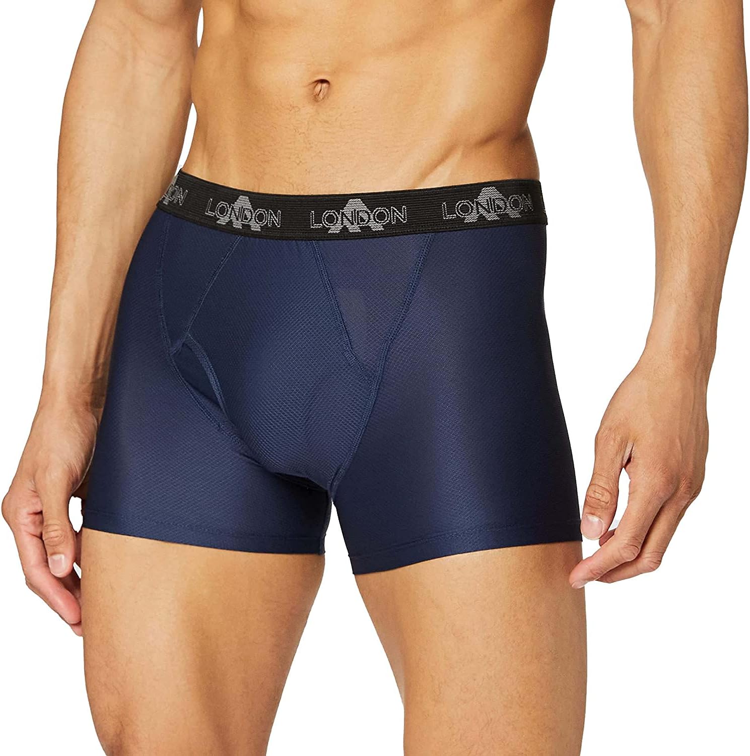 FM London Lot de 4 boxers de sport, légers, en maille, séchage rapide, pour homme