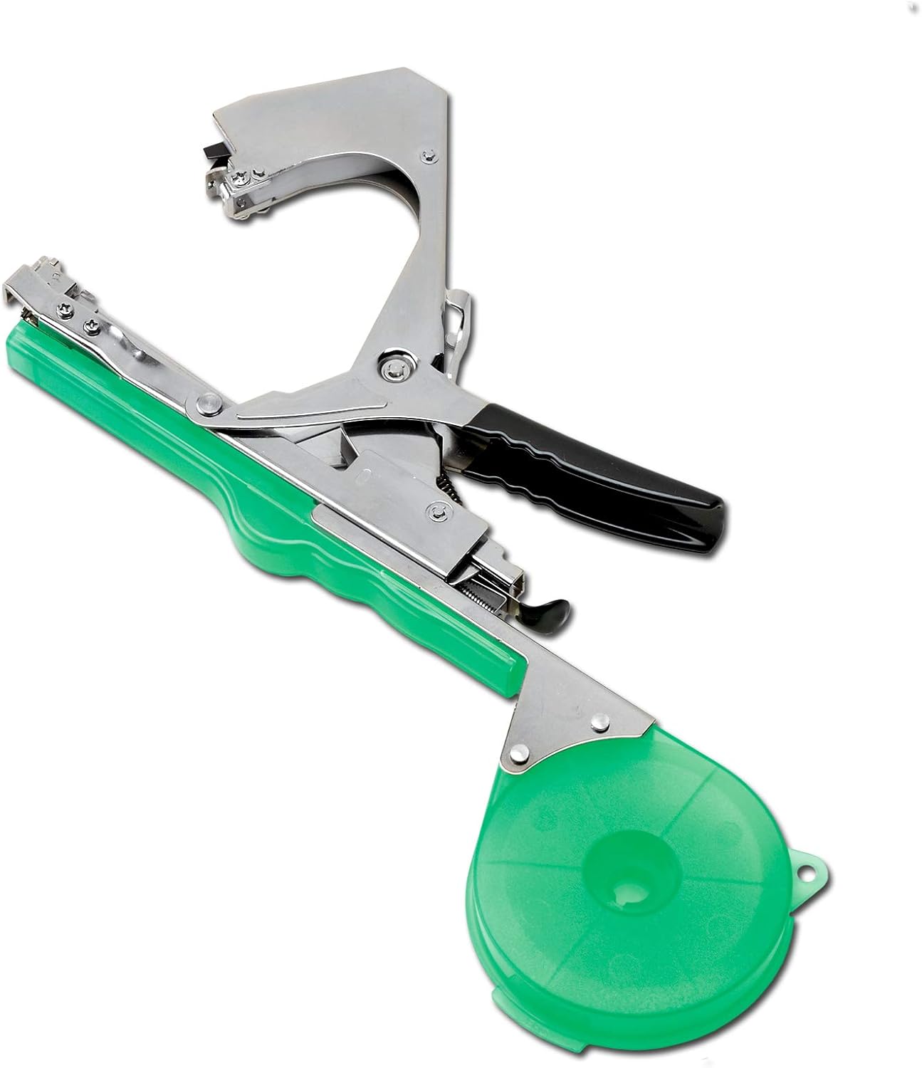 AUSONIA Machine à Nouer Les Plantes, Pince à Lier pour Vigne Machine pour fleurs Lieuse Manuelle 34 Cm, Outil à Tapener de jardin, Adaptée à la plupart des bandes en papier biodégradable et en PVC