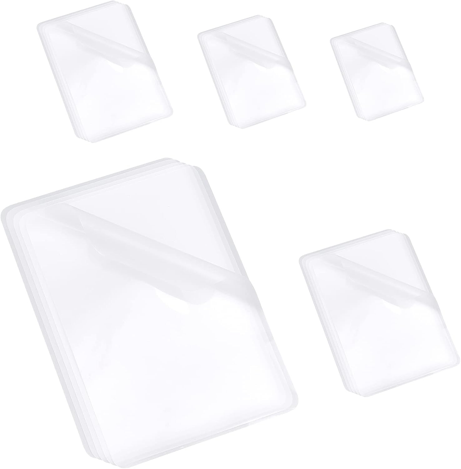 nbeads 150 Pcs 5 Tailles Pochettes de Plastification A4, 100 Microns Pochettes De Plastification Thermique Film Feuilles De Protection Photo Feuilles Pour A4 A6 A7 B7 B8 Photos Et Affiches Enhance