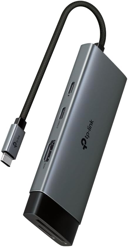 TP-Link Hub USB C HDMI PD100W 7-en-1, UH7020C
