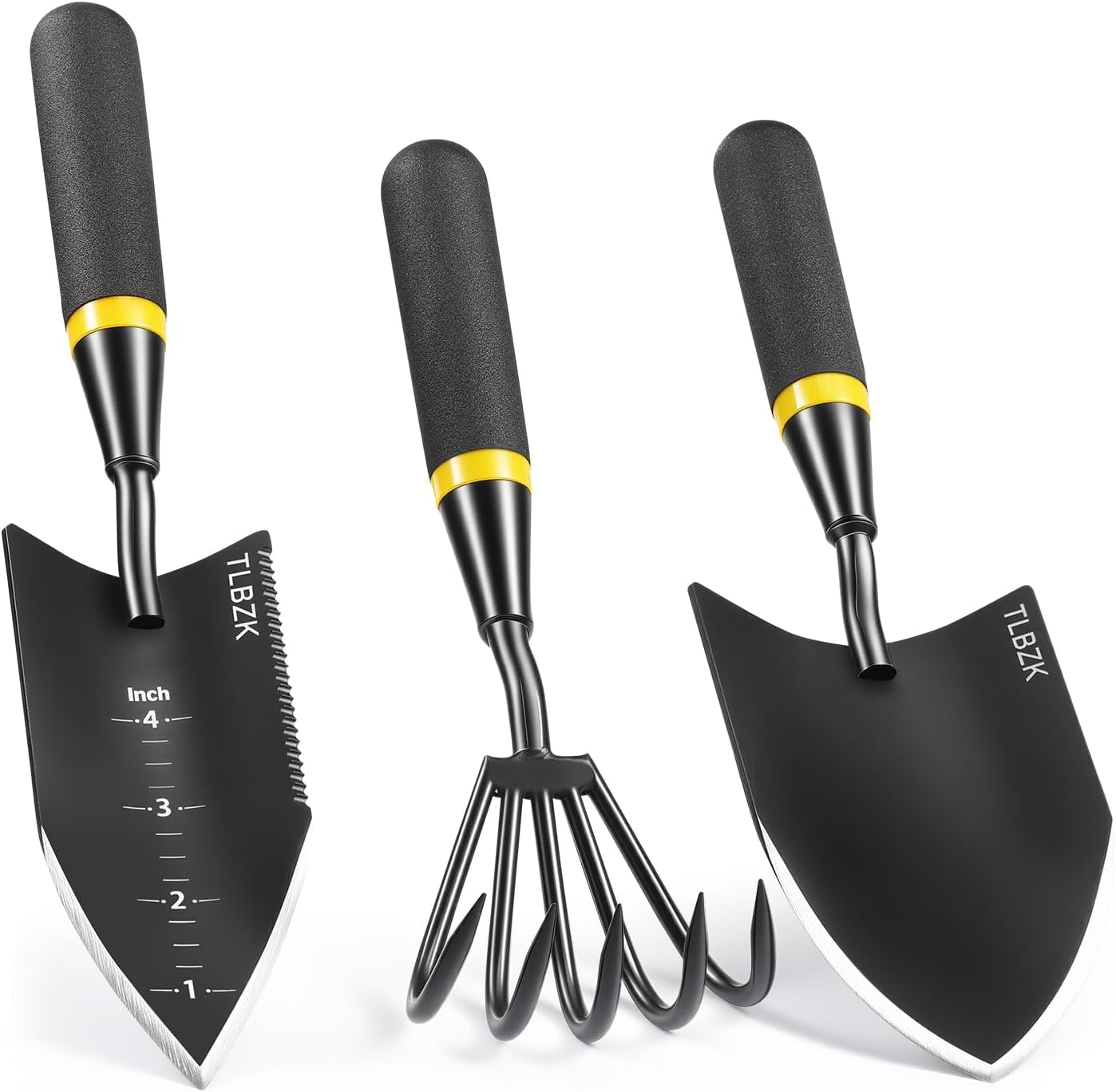 Ensemble d'outils de jardinage en acier inoxydable haute performance – Conçu pour une utilisation en extérieur, parfait pour les hommes et les femmes. Comprend une pelle de jardin, une pelle à