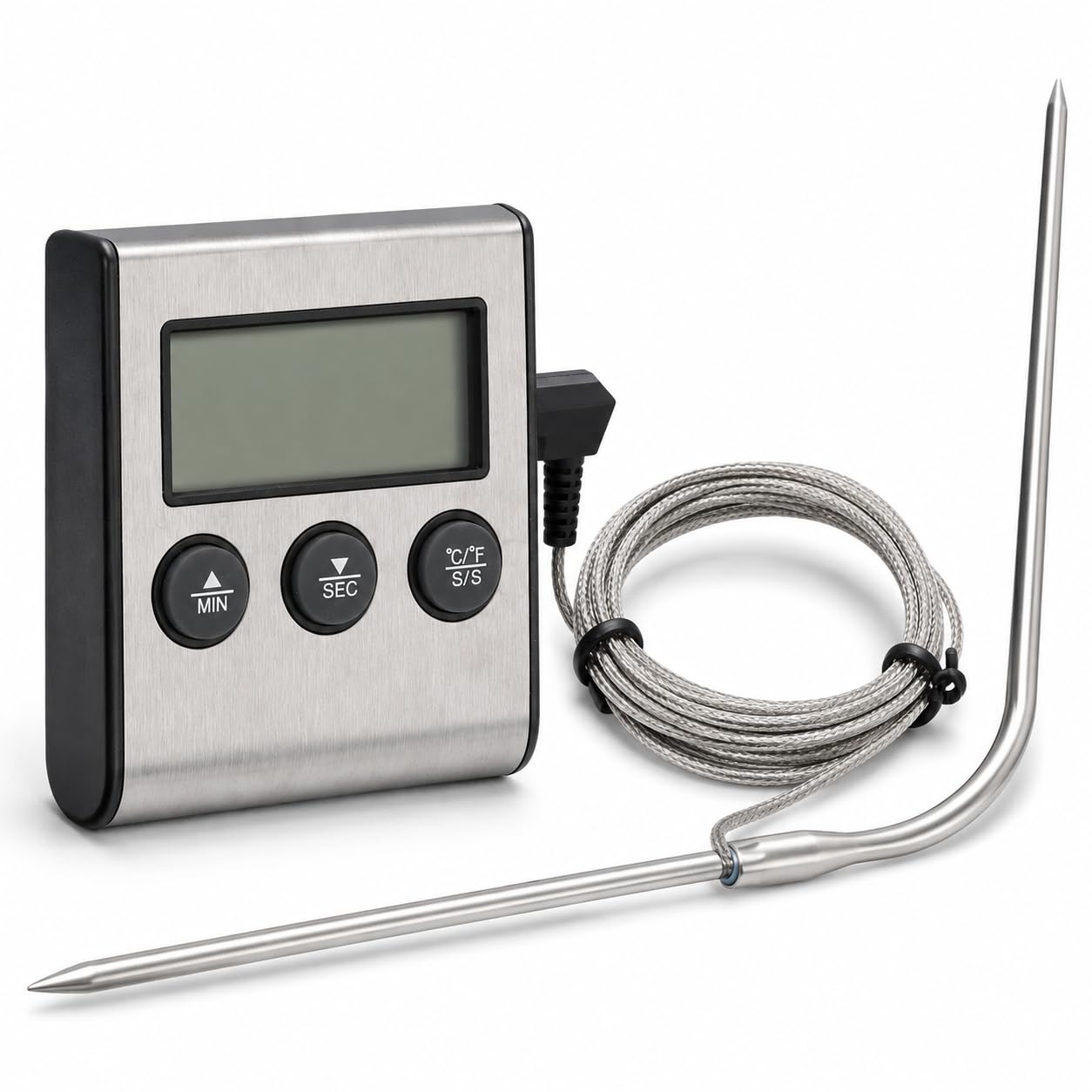 Thermomètre à Viande Numérique avec Sonde et Minuteur