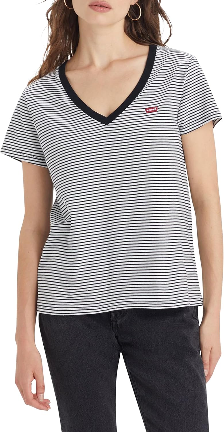Levi's The Perfect V-Neck T-Shirt Femme, Chesthit Logo