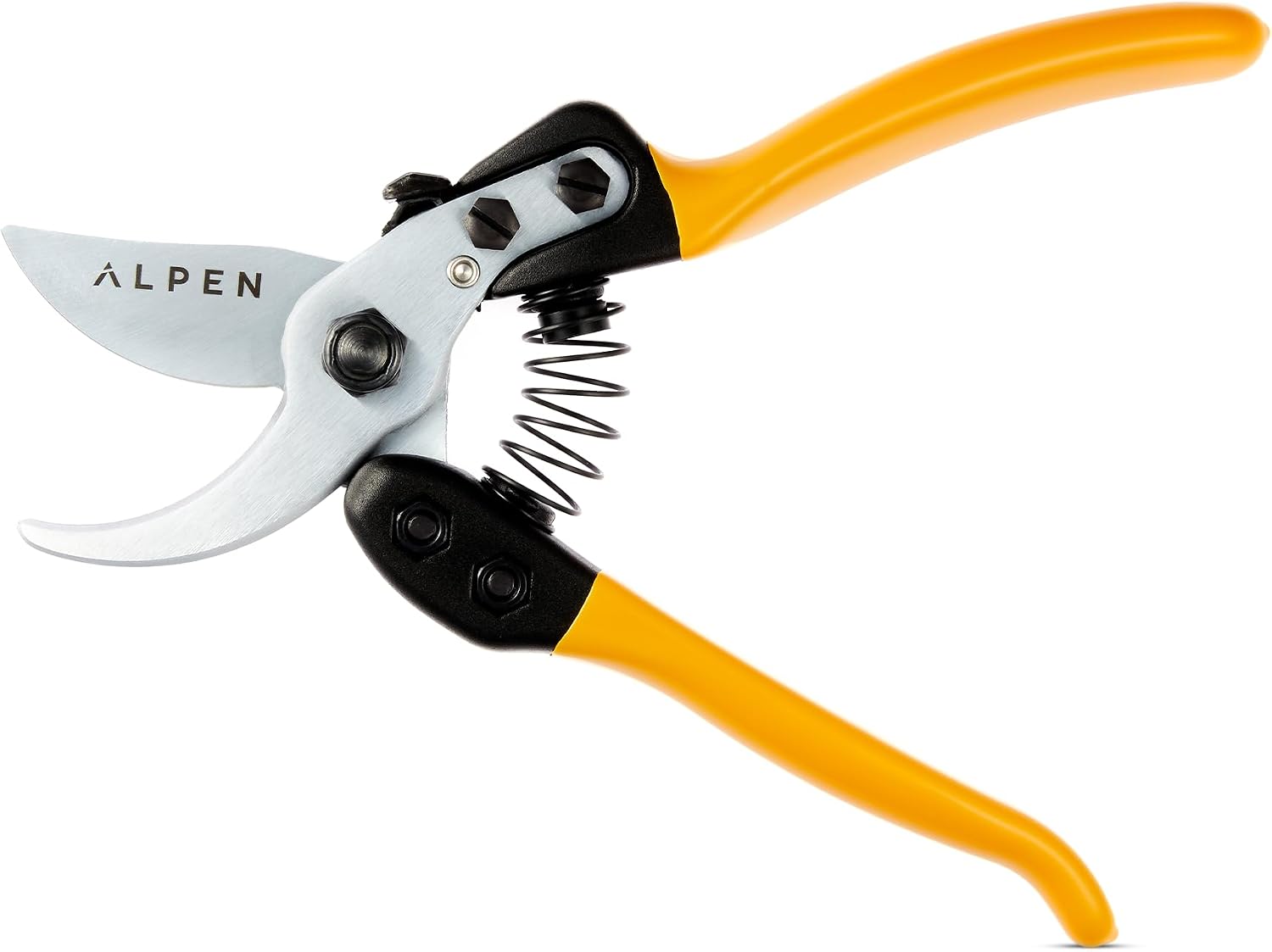 ALPEN Gelbhorn 150 Sécateur Bypass Professionnel Forgé – Lame Chrome Dur Ø20mm – Poignées Ergonomiques PVC Jaune – Système Ouverture Automatique – Outil Taille Jardin