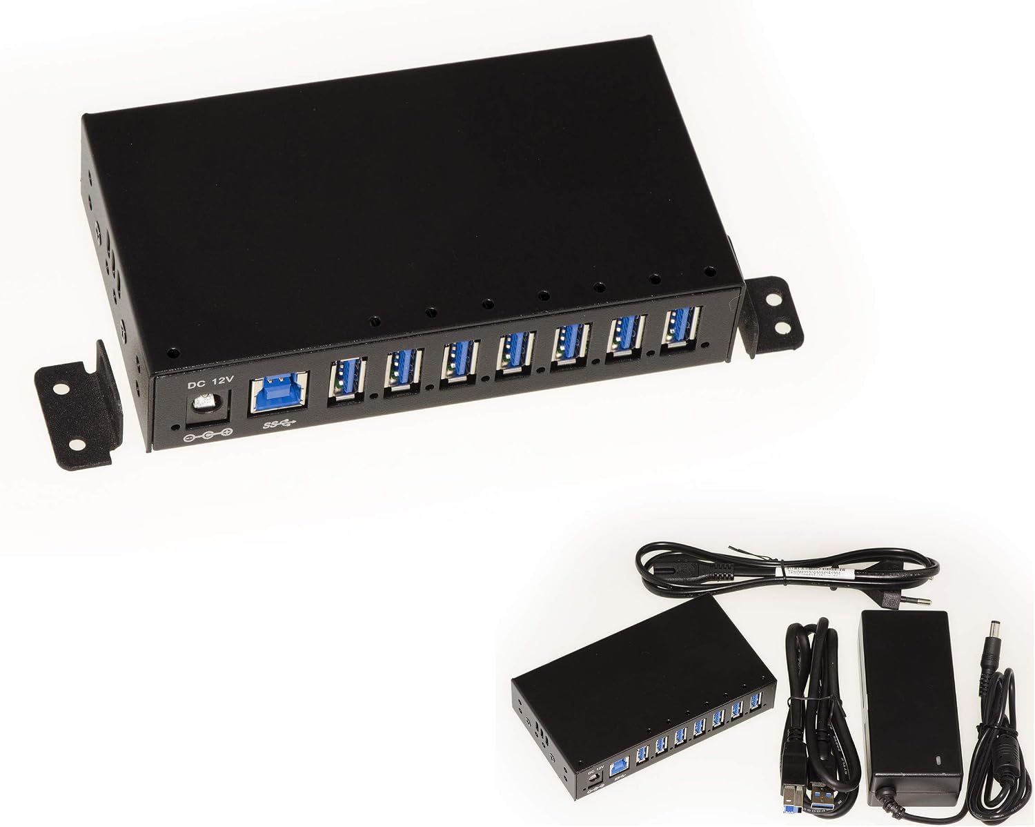 KALEA-INFORMATIQUE Hub USB3 Industriel 7 Ports rackable