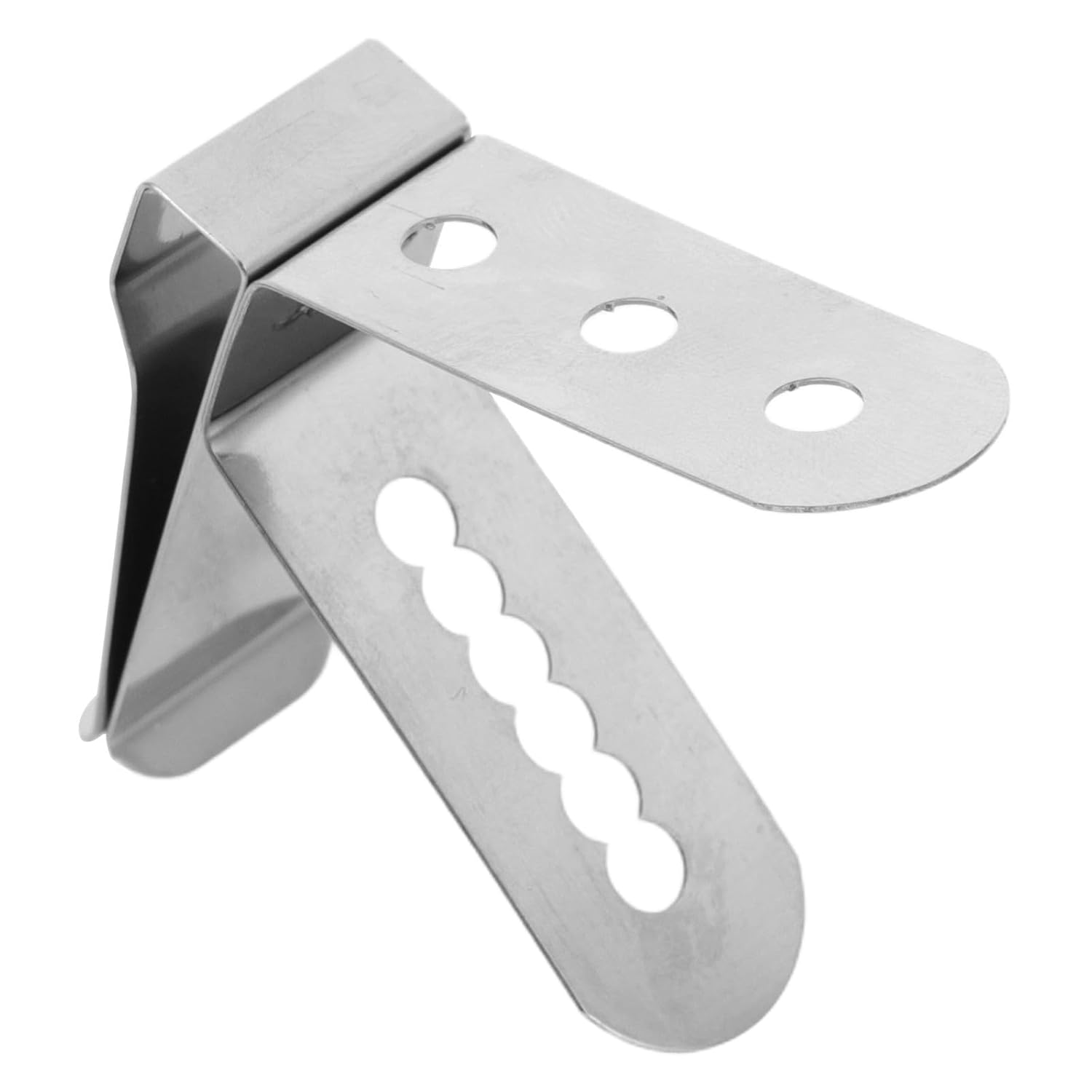 ibasenice Pince Support de Thermomètre en Acier Inoxydable 304, Fixation Solide et Facile pour Sonde, pour Cuisines Professionnelles et Domestiques, Couleur Argenté