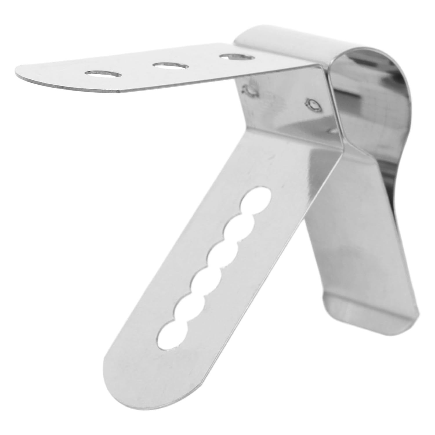 BESPORTBLE Pince Outil Multifonction pour Thermomètre Alimentaire en Acier Inoxydable Argenté Prise Forte et Diamètre de Trou 4.0mm pour Cuisines Domestiques et Professionnelles