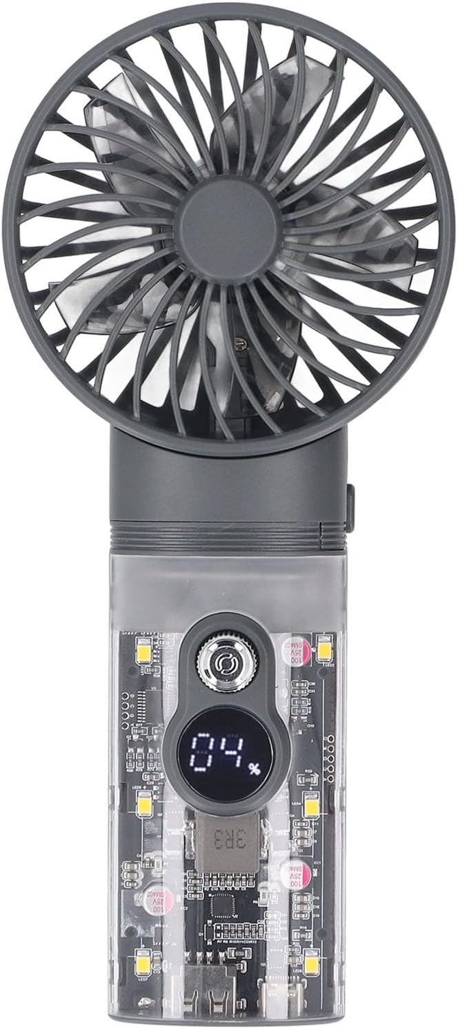 Ventilateur Souffleur à Jet 2 en 1, Dépoussiéreur D'Air électrique de Bureau sans Fil avec Technologie de Ventilateur D'énergie, Multi-vitesse Réglable, pour le Nettoyage du