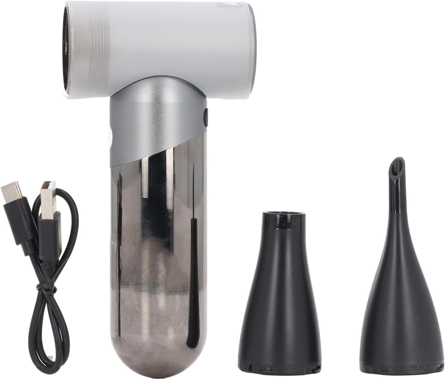 Plumeau D'air électrique Portable, Ventilateur Turbo Portatif, Souffleur à Jet de 110000 Tr/min, pour la Maison, le Bureau, le Nettoyage de la Poussière de Voiture, Mini Taille