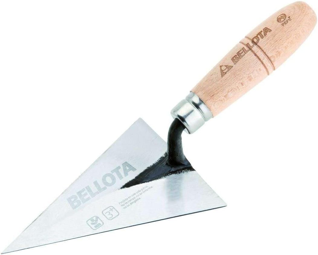 Bellota - Truelle forgée triangulaire manche en hêtre arrondi 150x100mm