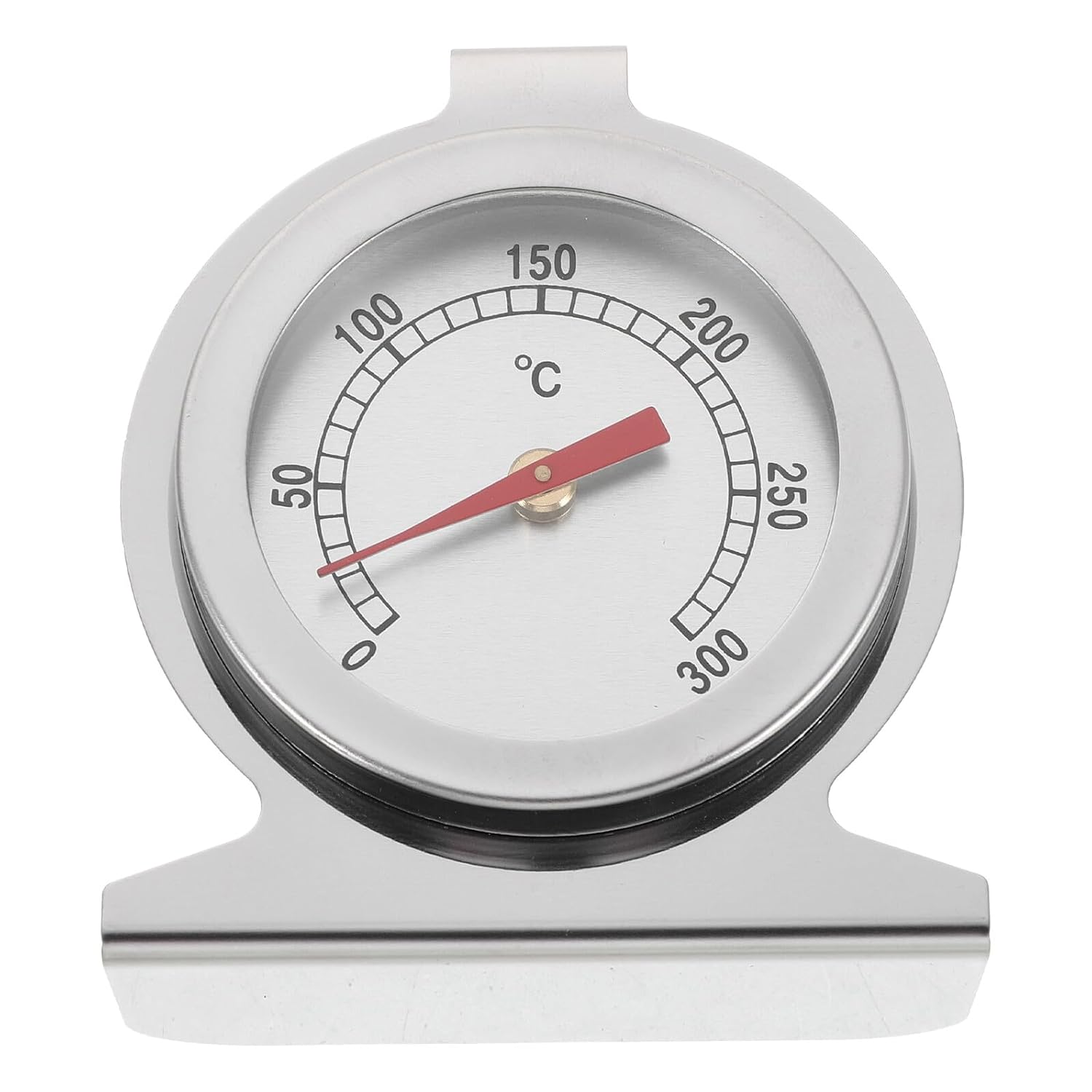 PRETYZOOM Thermomètre de Four en Acier Inoxydable 0-300°c Cadran Analogique, Thermomètre Cuisine pour Cuisson et Pâtisserie, Lecture Rapide, Compact, Adapté Four et Barbecue
