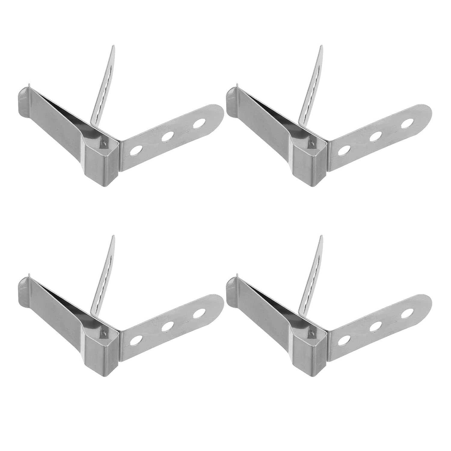 UKCOCO 4pièces Clips de Fixation pour Sonde de Thermomètre Supports Acier Inoxydable Pinces pour Thermomètres à Confiserie et Barbecue pour Cuisine et Cuisson