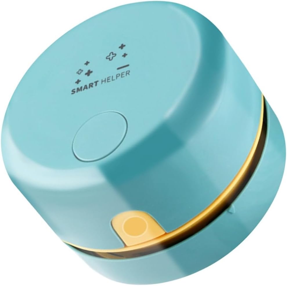 Housoutil Aspirateur à Poussière pour Clavier, Mini Aspirateur de Table Abs Vert, Rechargeable USB, Nettoie Miettes et Débris de Papier, pour Nettoyage de Bureau