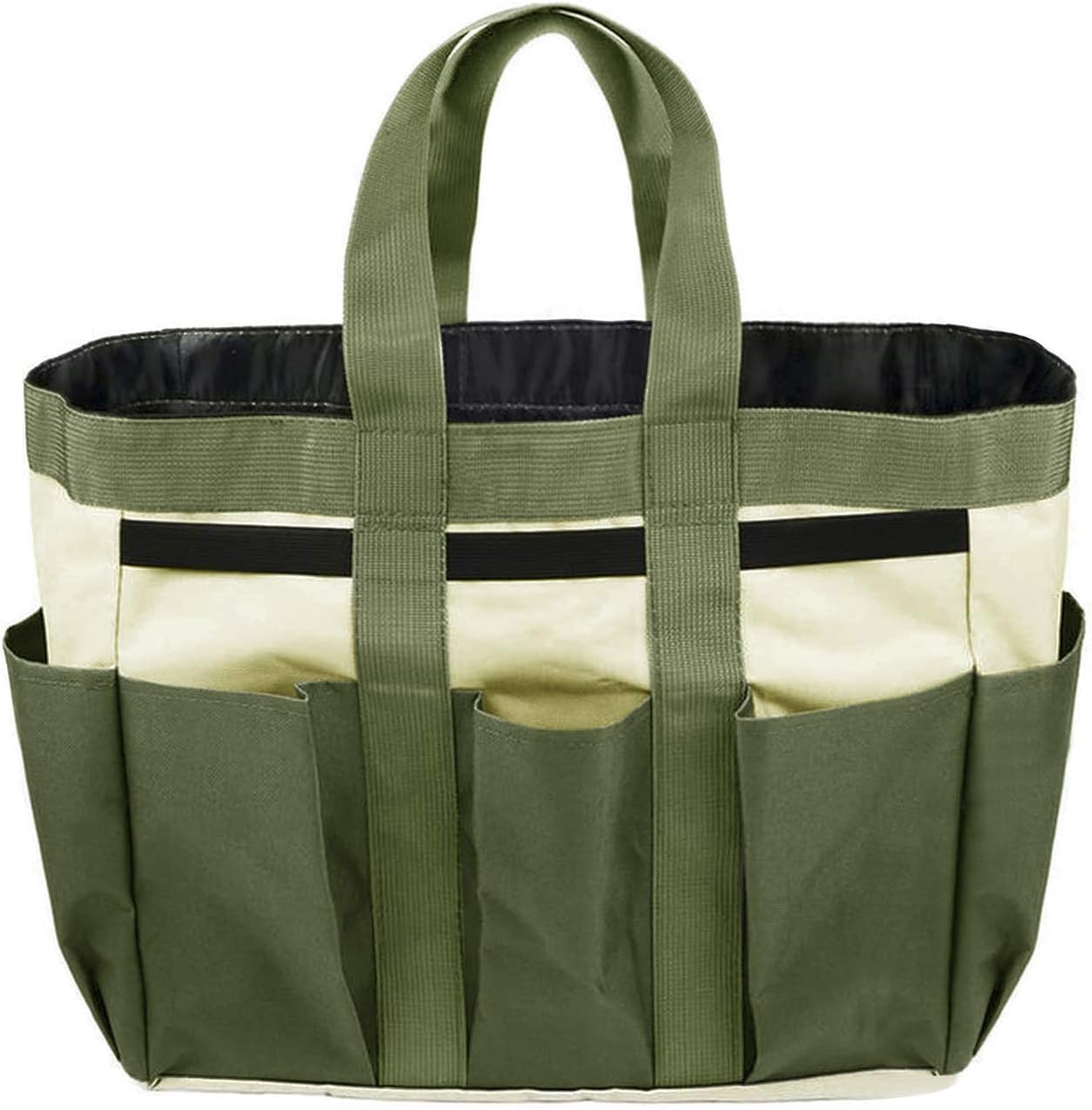 FakeFace Sac à Outils de Jardin Sac de Rangement pour Outils de Jardinage Sac de Transport pour Porte Outils Lourds intérieurs et extérieurs