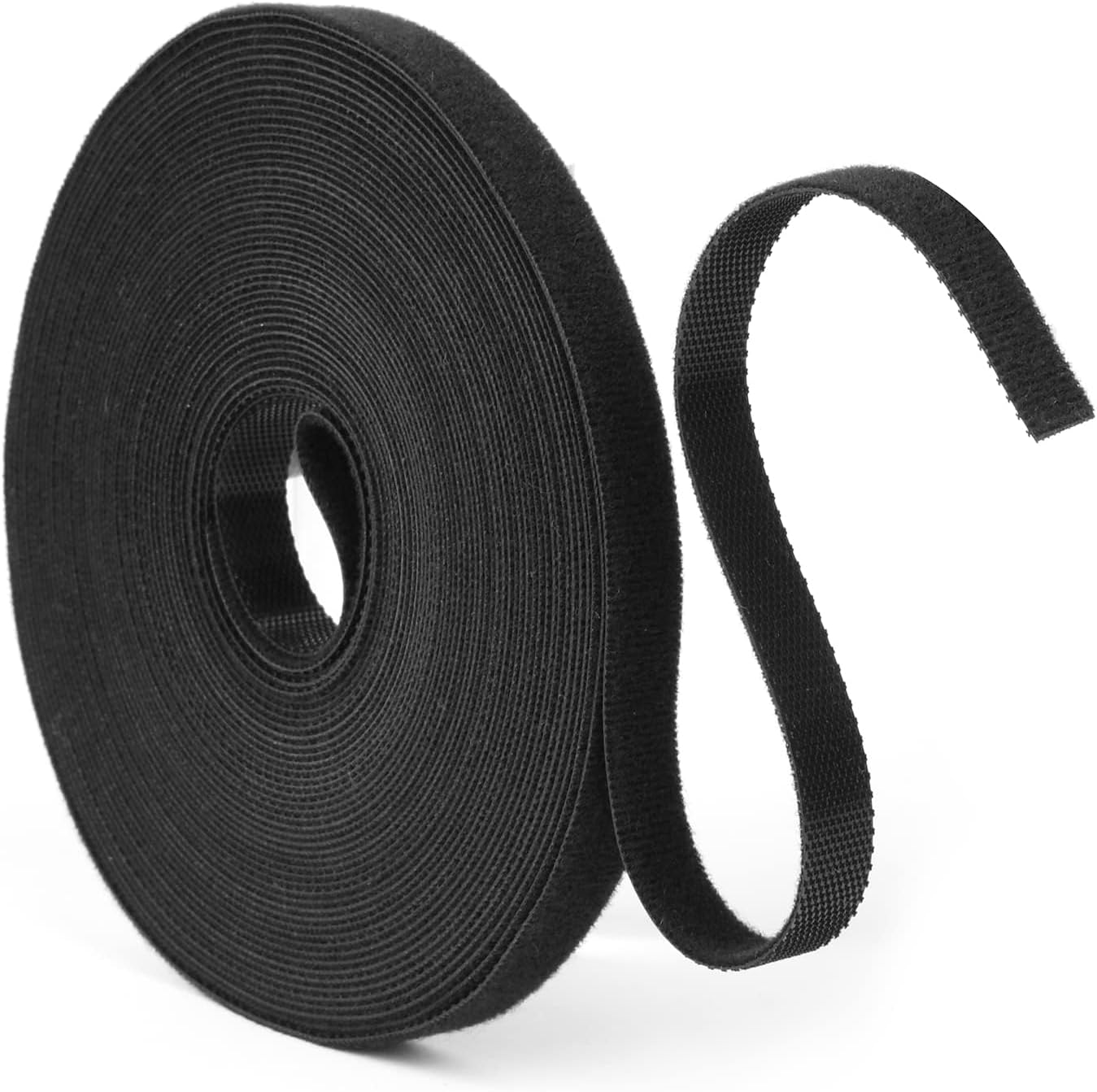 URAQT Attache de Câble, 10m×1.5cm de Large Attaches de Jardin pour Plantes Bande de Fixation Réutilisable, pour Plantes Grimpantes, Sangle de Câble Facile à Couper pour Maison Bureau Jardinage (Vert)