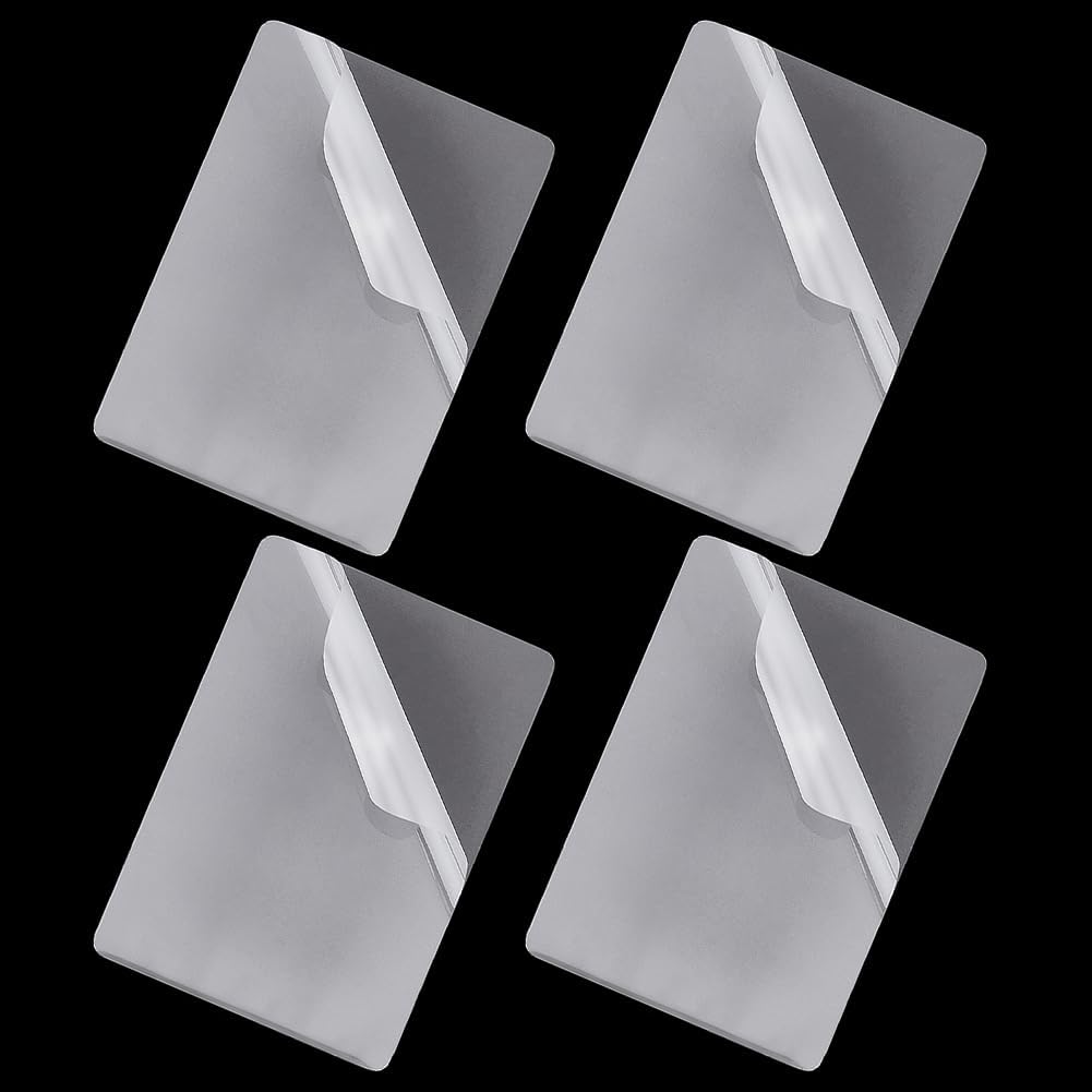 nbeads 100 pcs Pochettes de Plastification, 100 Microns Pochettes De Plastification Thermique Film Feuilles De Protection Photo Feuilles pour Documents de Carte Photo Scellés, 6.6×9.5cm
