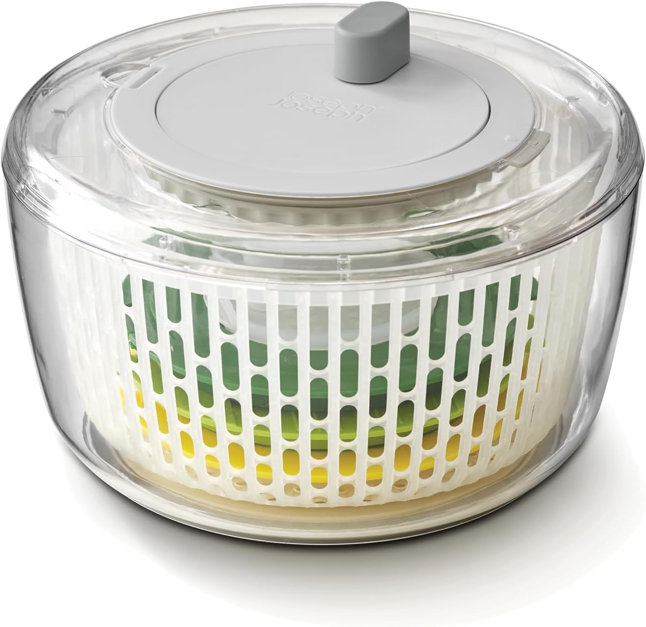 Joseph Joseph Multi-Prep 4-Pièces - Ensemble De Préparation De Salade Multifonction Avec Essoreuse À Salade, Coupe-spirale, Trancheuse Et Rpe, Rangement Compact, Multicolore