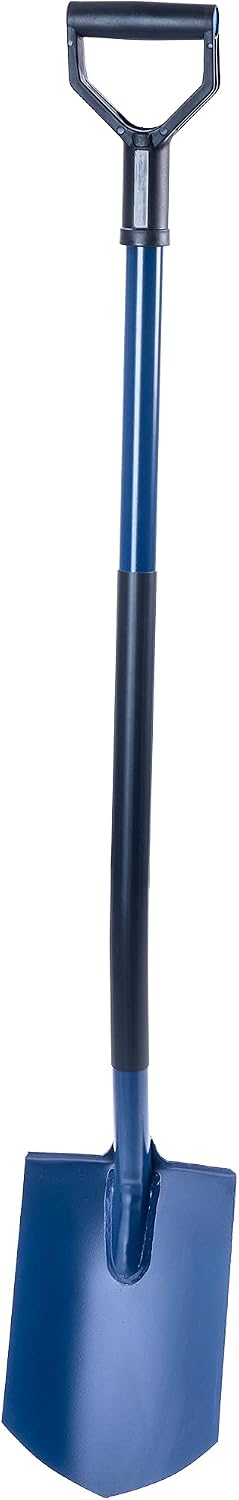 KADAX bêche, Pelle avec poignée en D, bêche de Jardinier pour Creuser, Pelle avec Manche métallique, Pelle à bêcher, bêche de Jardin pour Creuser, Pelle de Jardin (Pointue)