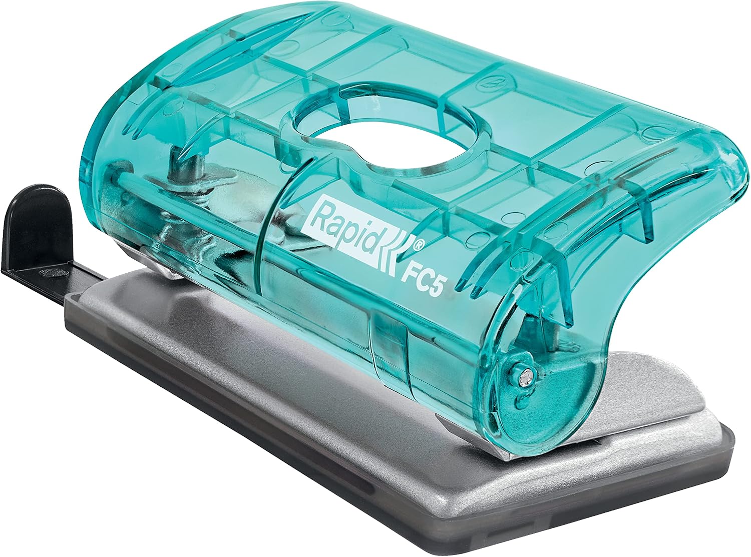 Rapid - Mini Perforatrice 2 Trous, Capacité 10 Feuilles, Maison / Bureau / École, Gamme Colour'Breeze, Lavande, 5001334