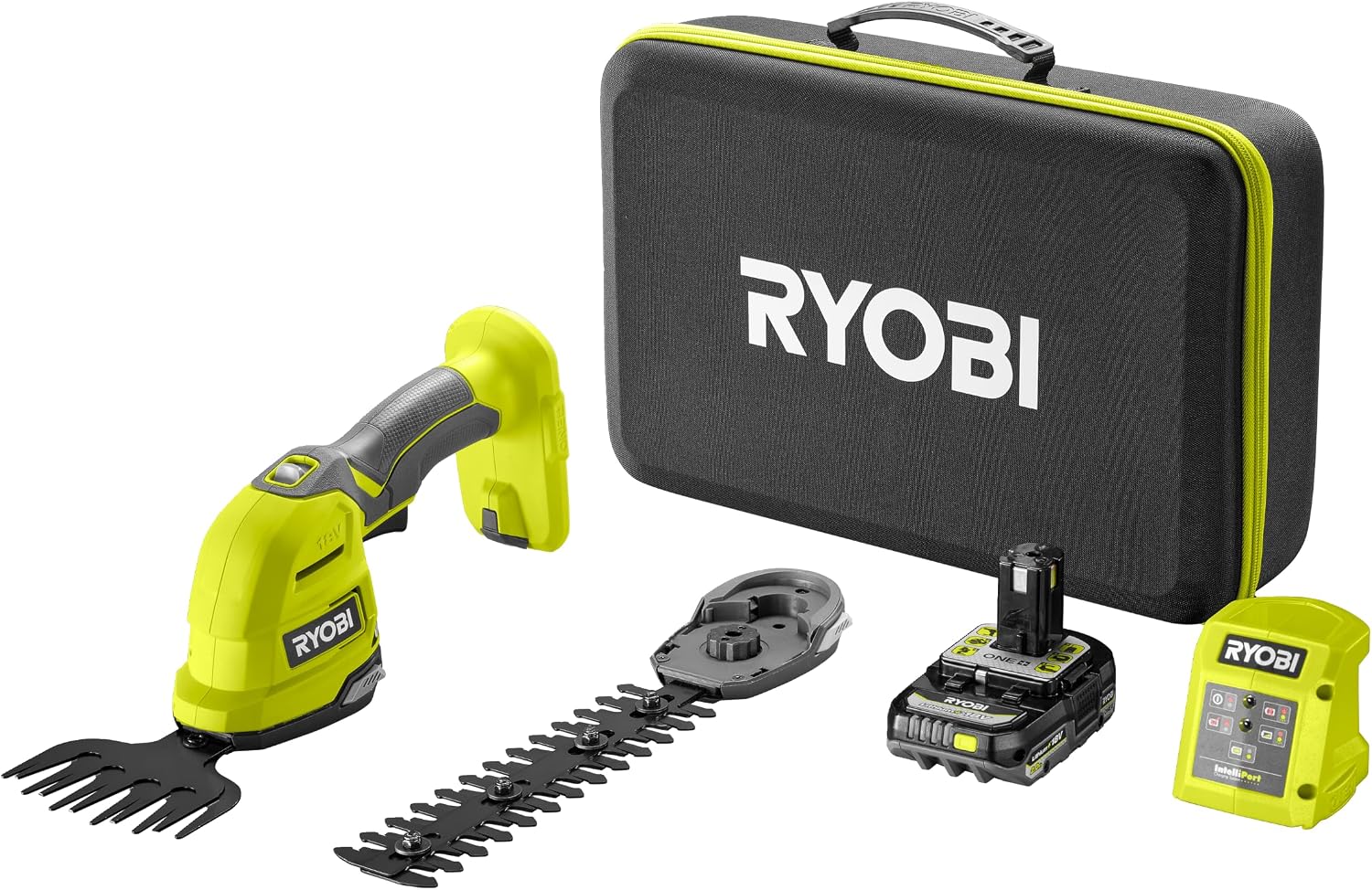 RYOBI Cisaille à Gazon 18V One+ 120 mm RY18GSA-120T Batterie 2,0Ah