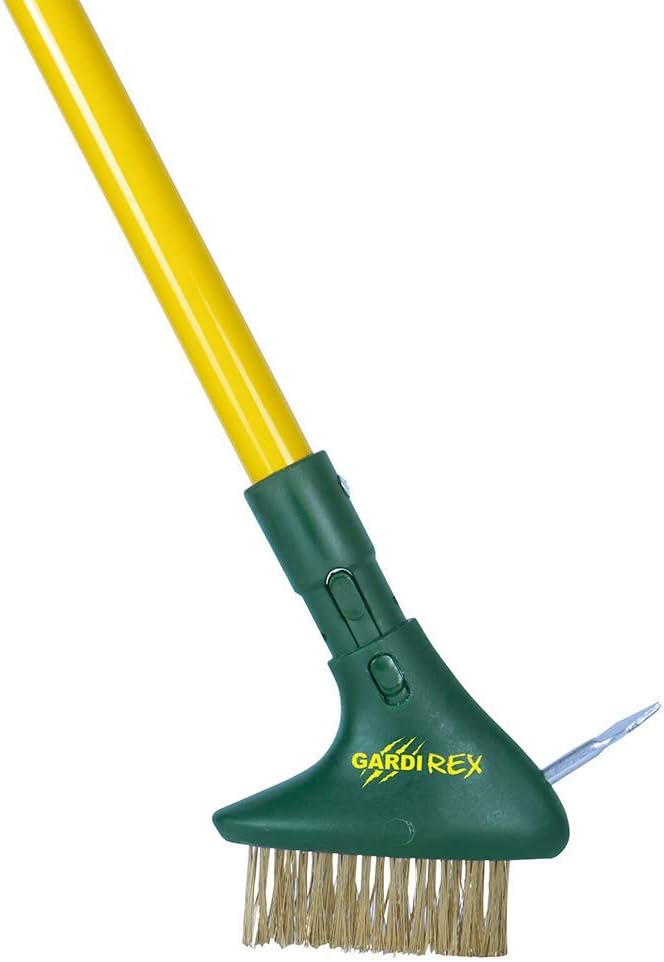 Tête de rechange pour balai d'extérieur avec harpon herbicide métallique | Balai en acier de rechange pour le nettoyage du jardin