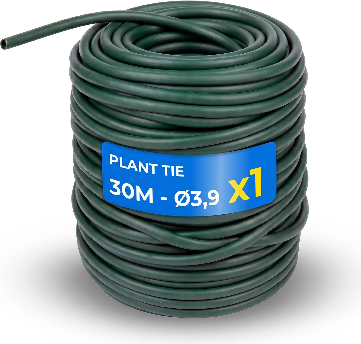 Tuyau De Liaison Plantes DOJA Barcelona - Ø5mm x 100m - Flexible pour Jardin, Lien Tubulaire pour Plantes, Reliure d'arbre Adaptable, Polyvalente pour Attacher Branches, Cordon Creux Jardinage
