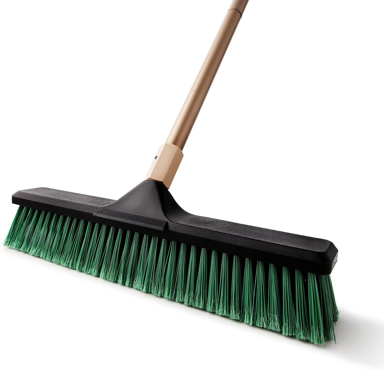 Eyliden Balai de Jardin, Efficace Balai d'extérieur à Longueur réglable, 45cm Grandes Ferme Brosse à Plancher pour Nettoyer Le Sol, Jardin Rue Garage, Maison, Nettoyage intérieur et extérieur