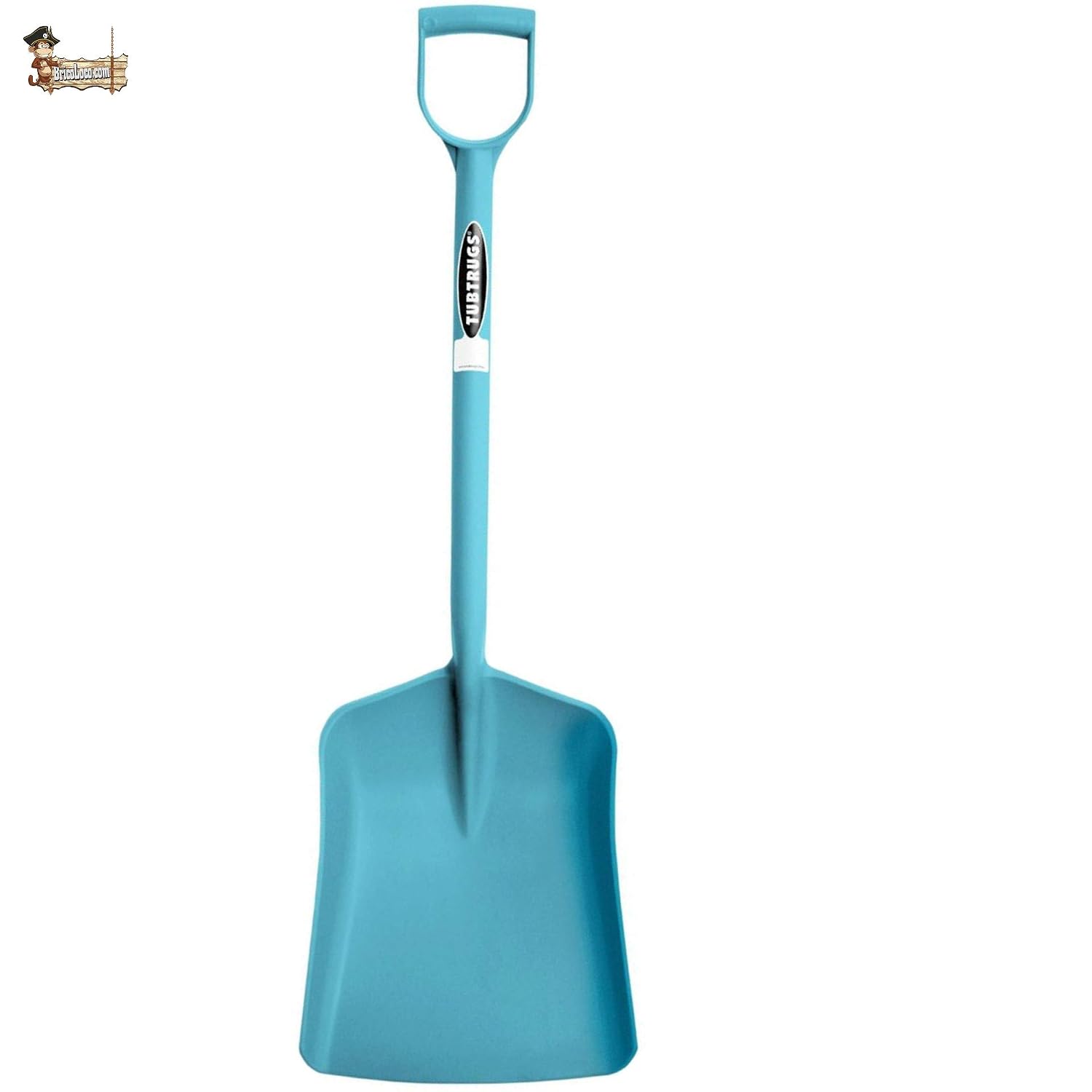 BricoLoco Pelle de jardinage carrée, Outil Outillage Jardin, litière, chat, neige. Multifonction. Léger, résistant. Fabriqué en une seule pièce. Certification alimentaire., aqua, 1