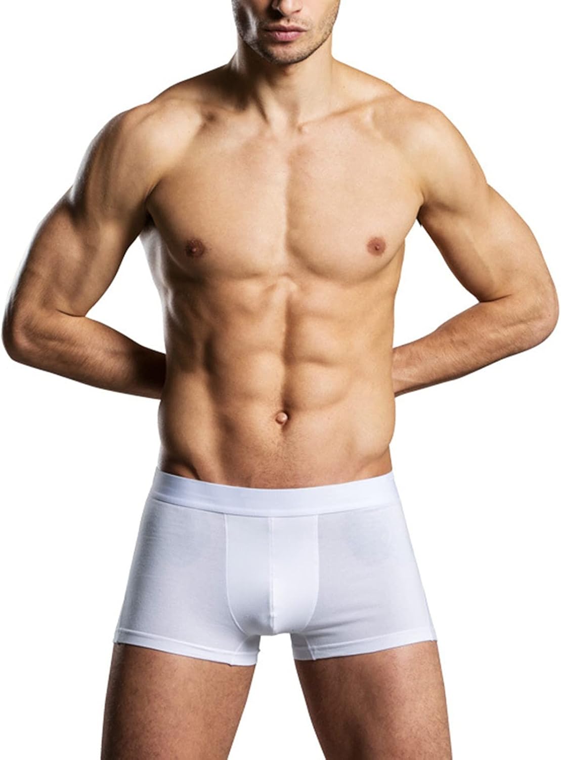 Slip Dim Homme Couleur Taille Taille élastique Confortable sous-vêtements Solides Grands sous-vêtements pour Hommes