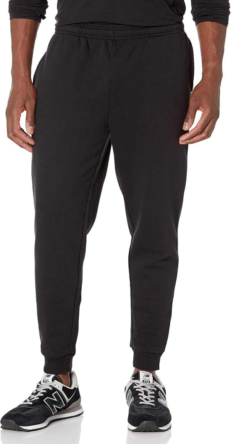 Amazon Essentials Pantalon de Survêtement Jogging en Polaire à Coupe Confortable Homme