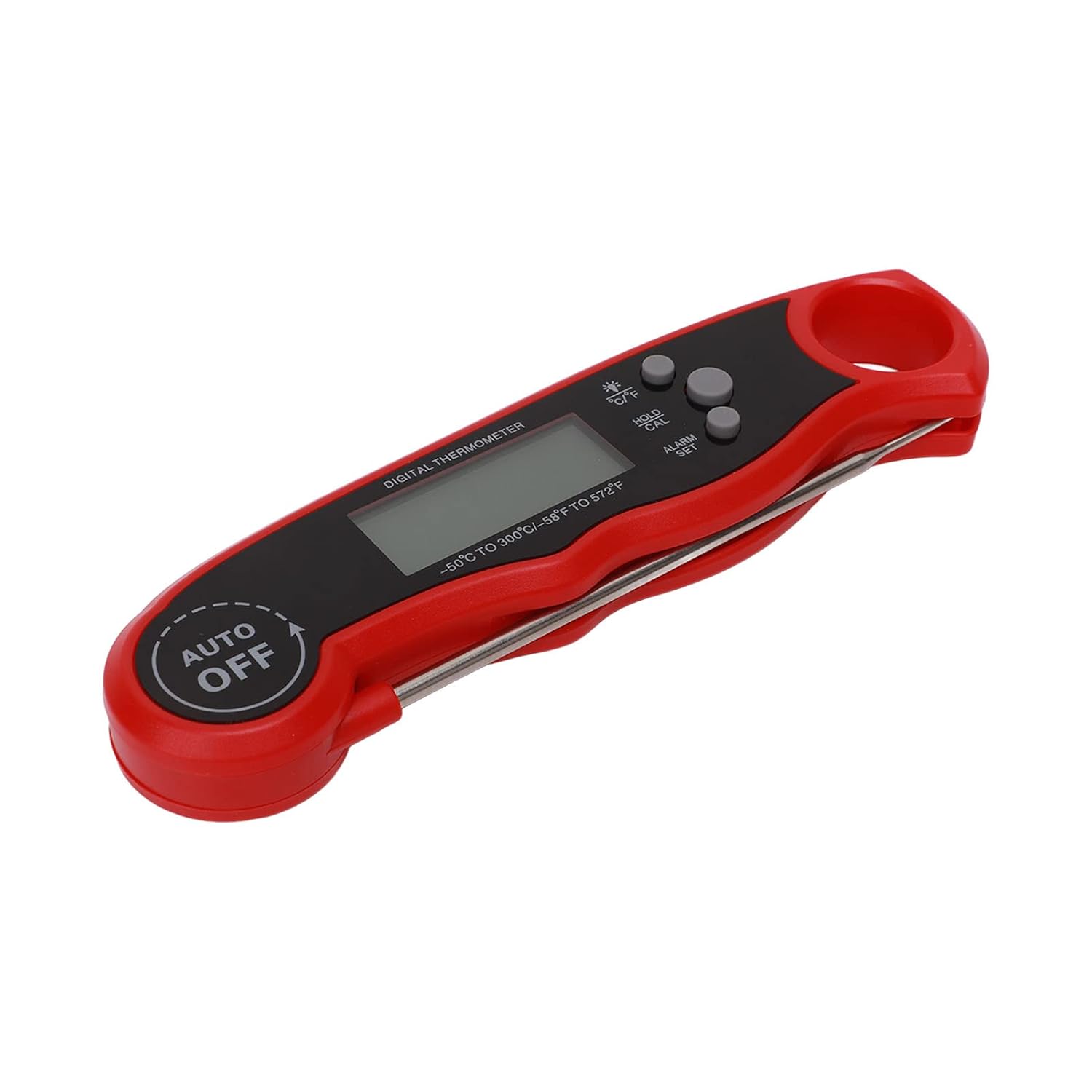 FTVOGUE Thermomètre à Viande Numérique, Thermomètre Alimentaire en Acier Inoxydable ABS avec 2 Sondes Rétroéclairage d'alarme, de Cuisson de -58 ° F à 572 ° F pour Four Grillades Barbecue Cuisine