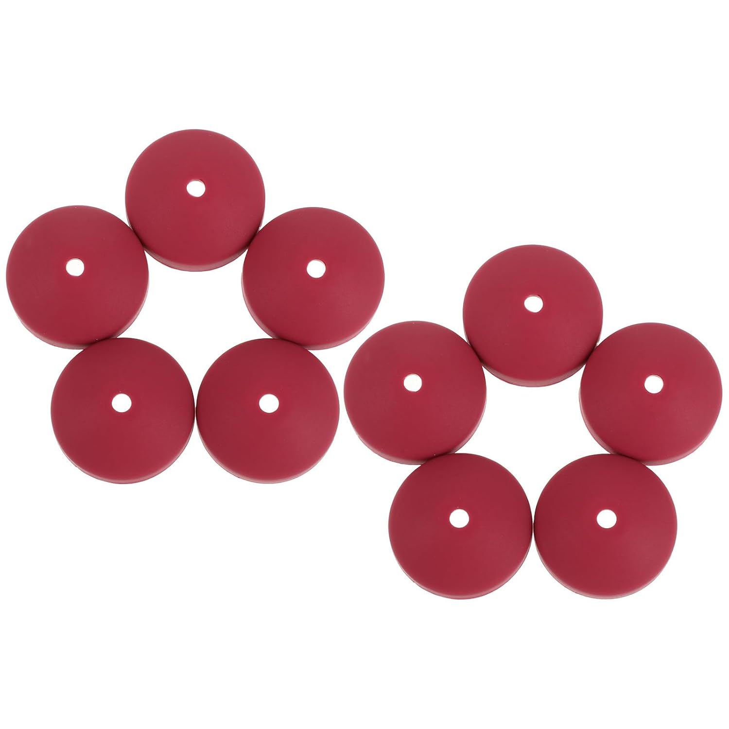MAGICLULU 10 Pièces Protection Taille 3x3x1,5cm en Silicone Étanche pour Thermomètre Alimentaire, Manchon Anti-poussière Fiable Cuisine et Fours