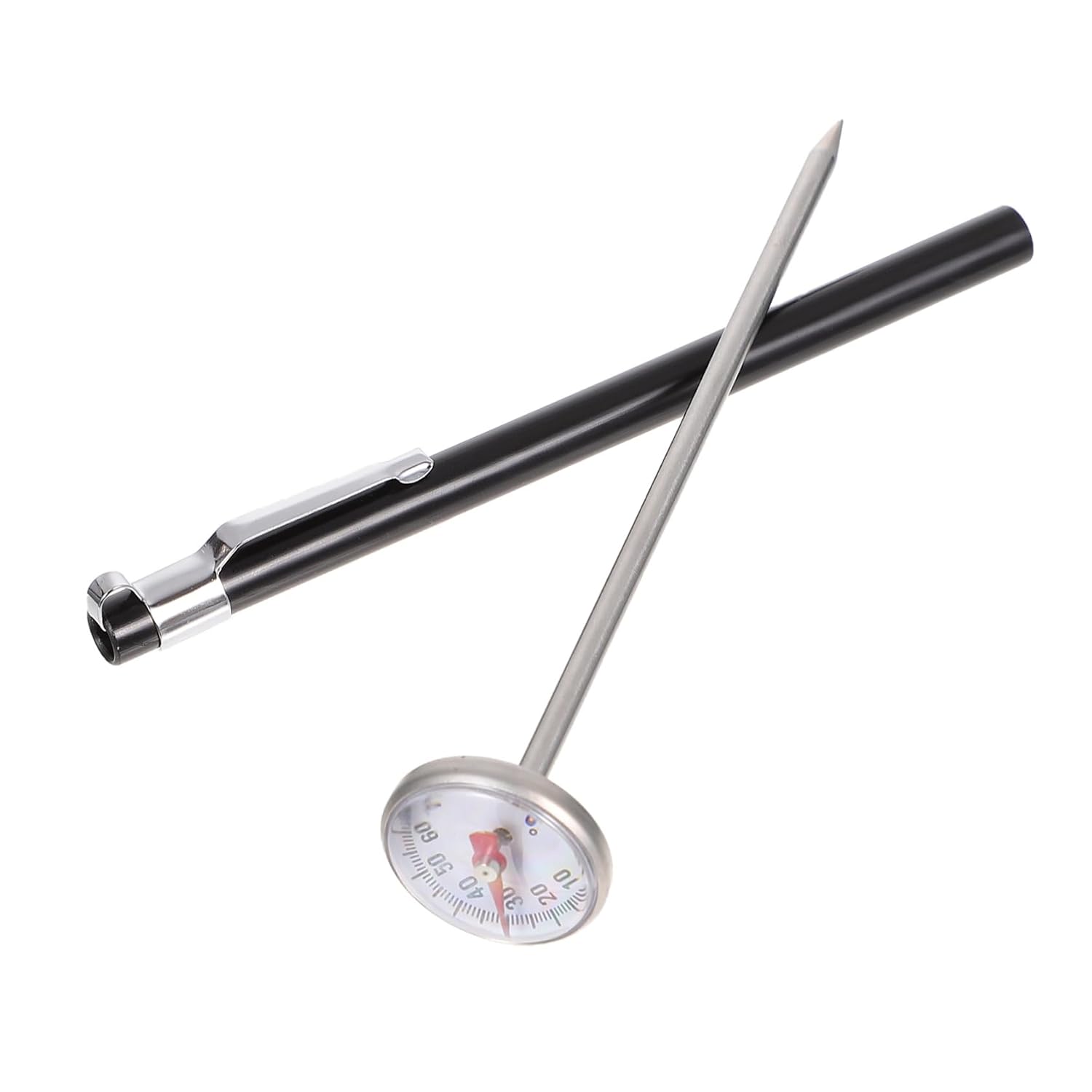 PRETYZOOM Thermomètre Lait Numérique pour Cuisine Lecture Instantanée pour Café Barbecue et Cuisson à Matériau Sain et