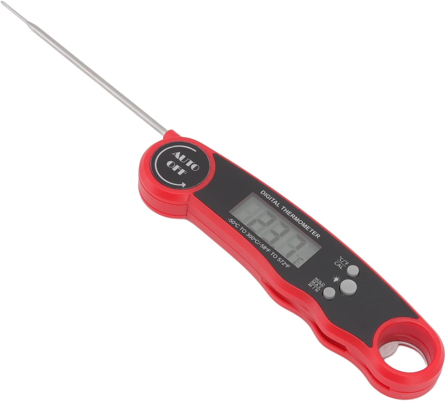 KIMISS Thermomètre Alimentaire Numérique à Lecture Ultra Rapide, Sonde de Thermomètre à Viande Professionnelle avec Aimant et Rétroéclairage, pour la Cuisine, Les