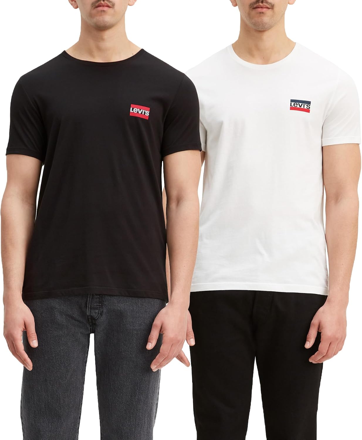 Levi's 2-Pack Crewneck Graphic Tee T-Shirt Homme