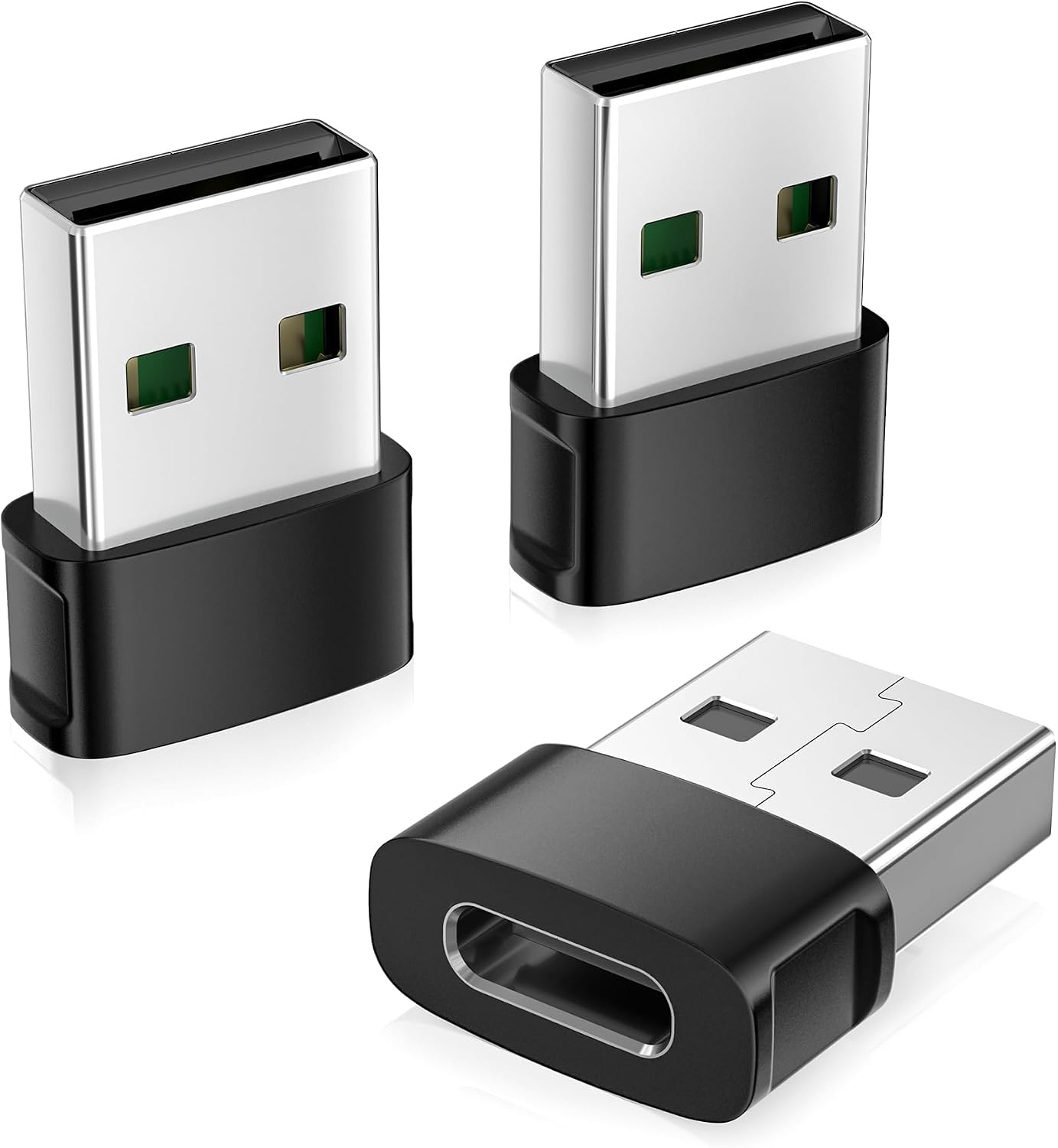 Basesailor Adaptateur USB vers USB C 3Pack pour iPhone Duo 18 17 16 Pro Max