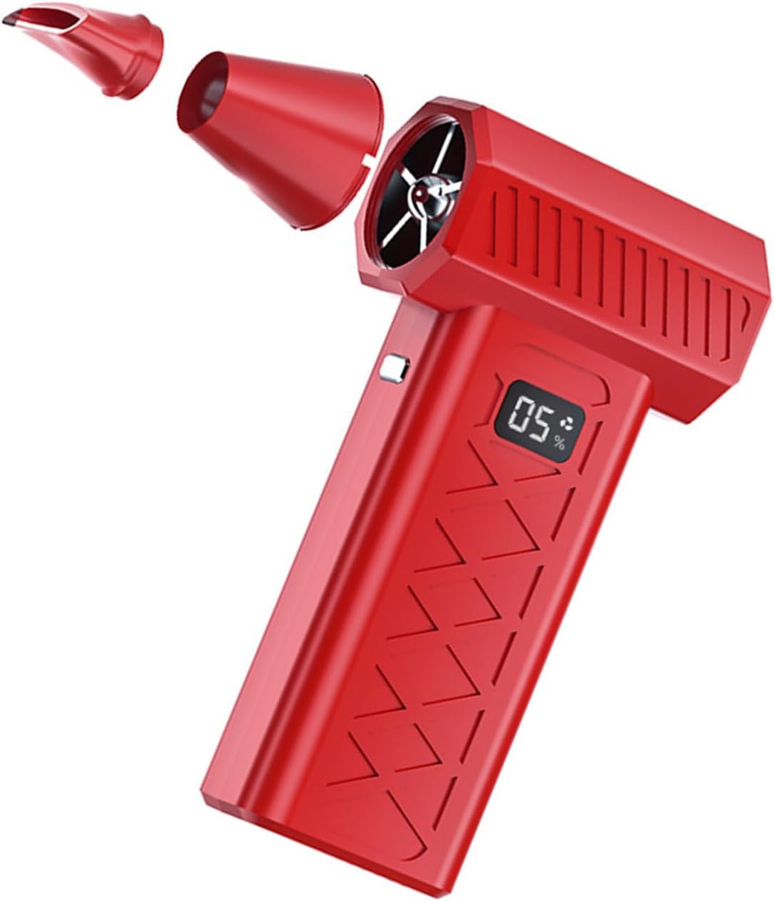 Plumeau électrique Rechargeable pour Le séchage des Animaux domestiques, souffleur à Vitesse pour Ordinateur, électronique et détails Automobiles, souffleur Industriel avec Affichage LED