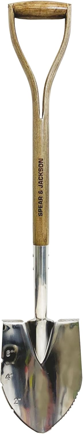 Spear & Jackson 4650PS Bêche de plantation traditionnelle en acier inoxydable