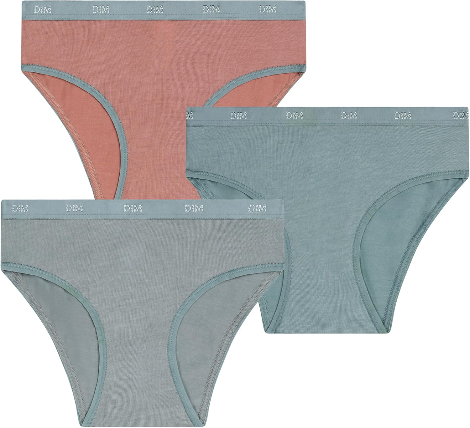 Dim Les Pockets Coton Ecodim Doux et Confortable X3 Boxer Briefs Femme (Lot de 3)