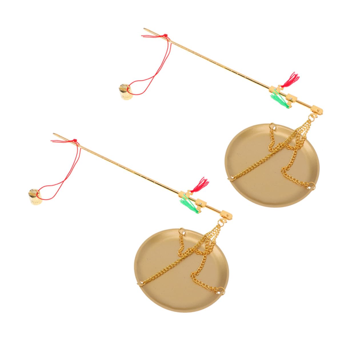 Sosoport 2pièces Balance de Cuisine Vintage Balance Précise pour Herbes Médicinales Ingrédients Bijoux Compactes et Pratiques