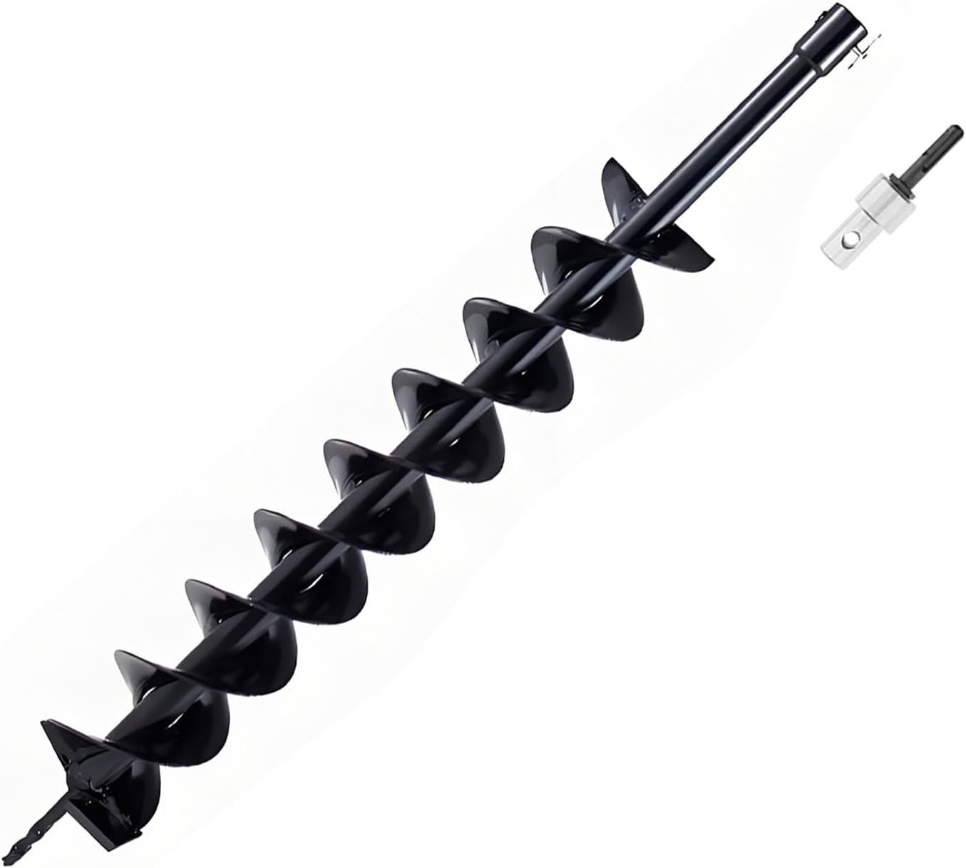 Tarière Ø 100 × 800 mm, emmanchement 20 mm, avec adaptateur SDS