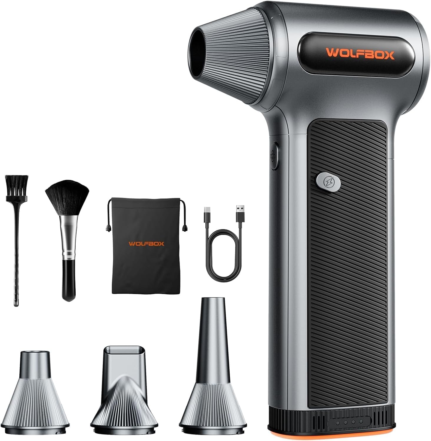 WOLFBOX MF200 Souffleur Air Comprimé, Batterie Amovible, Sans Fil