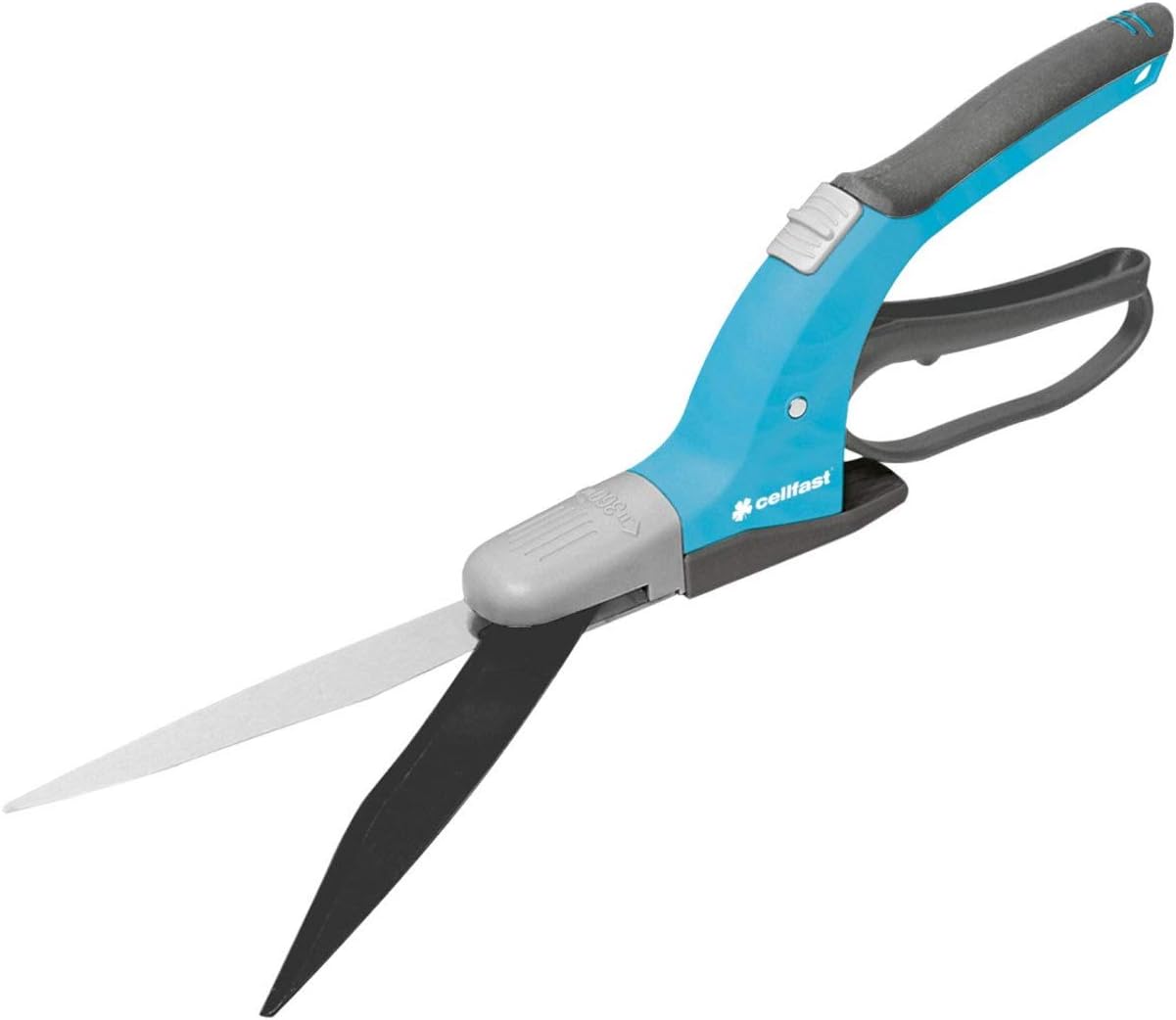 CELLFAST Cisaille À Gazon Une Main Scissors Jardin Ciseaux Pour Tailler Les Bords De L'Herbe Surface Antidérapante Hauteur De Coupe Constante Lame 13 cm Antiadhésive