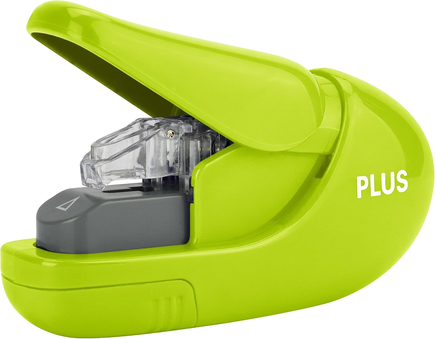 PLUS Agrafeuse sans agrafes zéro effort, staple-free Stapler, jusqu’à 5 feuilles – Vert